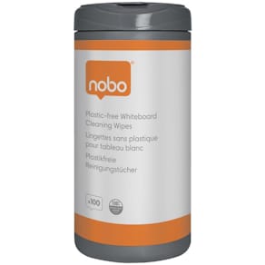Whiteboardrengöring NOBO servetter 100/f