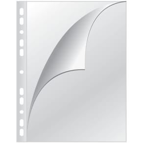 Prospekthülle Q-CONNECT KF14842, A4, 100 Stück, PP, glasklar