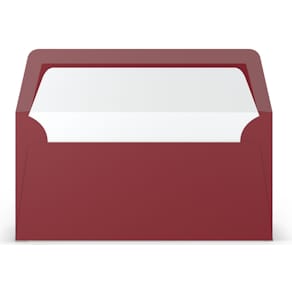 Briefumschlag Rössler Paperado, DL, SF, rosso