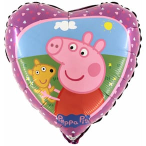 Folienballon GRABO Peppa Pig und Teddy, bunt, 46 cm
