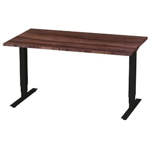Bord höj/sänk Pro 1400x800 valnöt/svart