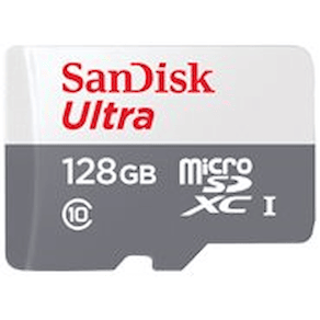 SanDisk Ultra - Flash-minneskort - 128 GB - Class 10 - mikroSDXC