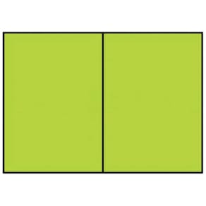 Faltkarte Rössler Paperado, A6 HD PL, maigrün