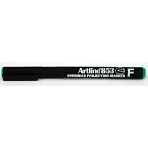 Märkpenna Artline 853 OH F Perm grön