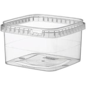 Condibøtte PP transparent 128x128x74 mm, SMALL, 228 stk