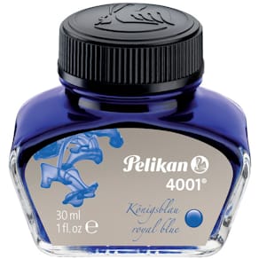 Füllhaltertinte Pelikan 4001, 30 ml, königsblau