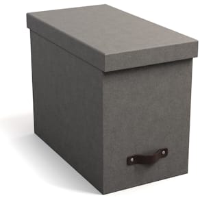 Hängmappslåda A4 Johan Canvas Grå