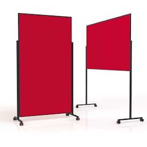 Moderationstafel Magnetoplan Design VarioPin, rot, 100 x 180 cm