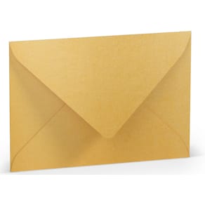 Briefumschlag Rössler Paperado, C6, gold metallic