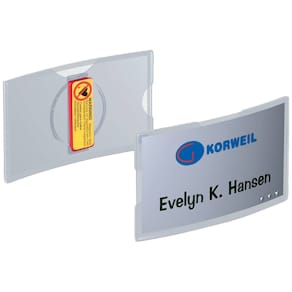 Namensschild Durable, 25 Stück, 40 x 75 mm