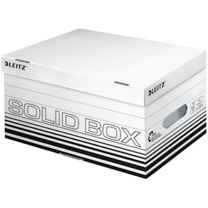 Archivkasten Leitz Solid S, 15 kg, weiß