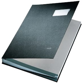 Unterschriftsmappe Leitz, 20 Fächer, schwarz