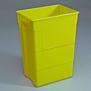 Riskavfallsbehållare 50L gul