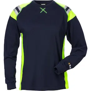 T-shirt l/ä Flam FRISTAD 7098 dam 2XL