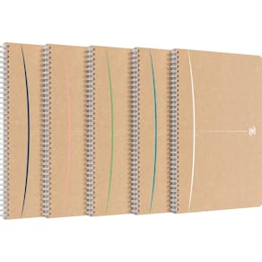 Spiraalschrift Oxford Touareg, 180 bladzijden, A4, geruit 5 mm