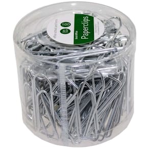 Papirclips BNT metallic, 100 stk