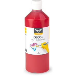 Glansfärg CREALL Gloss 500ml röd