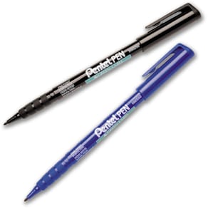 Märkpenna perm. PENTEL fine svart