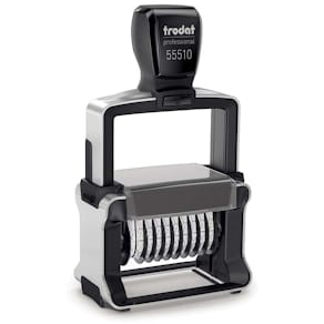 Nummerstempel Trodat 55510, 5 mm, 10 bånd, sort