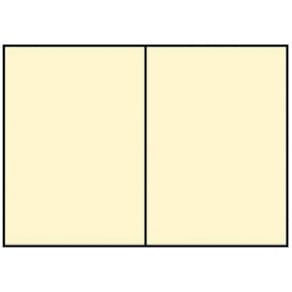 Faltkarte Rössler Paperado, A6 HD PL, chamois