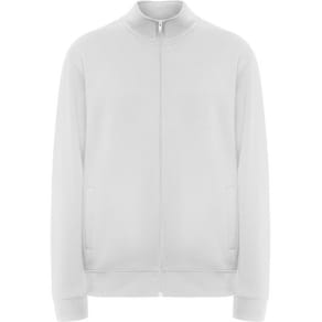 Sweater zip PF ulan unisex vit L