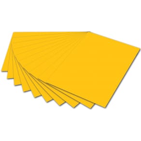Tonpapier Folia, 50x70 cm, goldgelb, 130 g/m², 10 Blatt