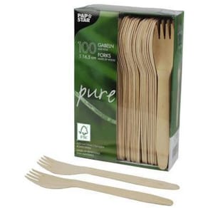 Bestick gaffel PURE FSC 16,5cm 100/fp