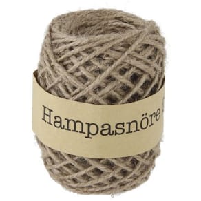 Jutesnöre natur 25m/rl