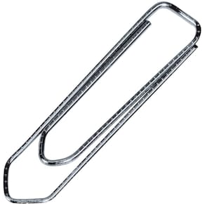 Büroklammern Q-CONNECT KF01318, 50 mm, 100 St., verzinkt