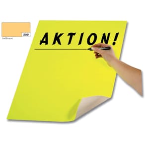 Plakatkarton Folia, hellbraun, 48x68 cm, 380 g/m²