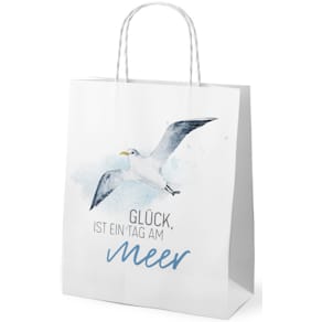 Geschenktragetasche FÜR DICH Grüße vom Möwe