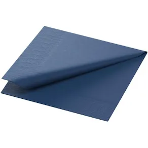 Servett 3-lags 24x24cm mörkblå, 250st