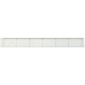 Linjal Tvärgraderad, plast, 30cm