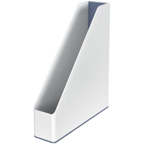 Stehsammler Leitz WOW Duo Colour, A4, weiß/grau