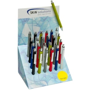 Druckkugelschreiber SKW San Augustin Multi, sortiert, 24 Stück