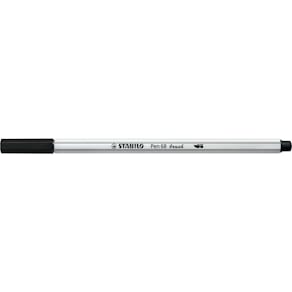 Pinselstift STABILO Pen 68 brush, schwarz