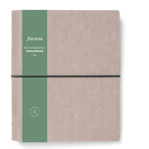 Filofax Eco Essential A5 Systemkalender Askgrå