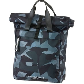 Rucksack Walker Roll Top, camo anthrazit