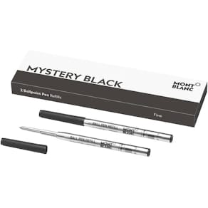 Kugelschreibermine Montblanc Mystery, 2 Stück, schwarz, fein