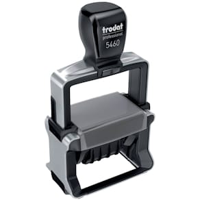Stempel Trodat Professional 5460, mit Gutschein, schwarz/silber