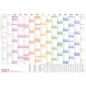 Wandkalender HÄFFT Rainbow, A1+, 2027