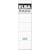 Rugetiket Elba Rado Plast, ft 4,4 x 15,9 cm, pak van 10 stuks