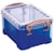 Visitekaarthouder Really Useful Box, 0,3 liter, transparant blauw