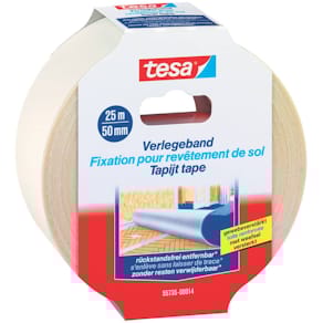 Verlegeband tesa, 50 mm x 25 m, ablösbar