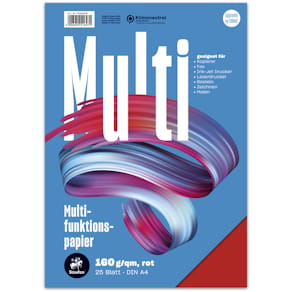 Kopierpapier STAUFEN STYLE 7X Colors A4, 160 g/m², 25 Blatt, rot