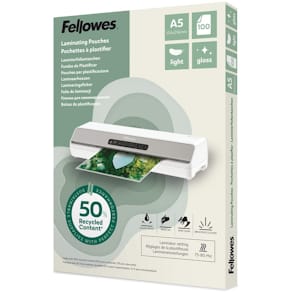 Laminat FELLOWES A5 75-80mic klar 100/fp