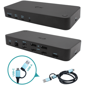 Univ triple dock 2xDP 3xHDMI 2xUSB-C 3xUSB-A GLAN 100W PD