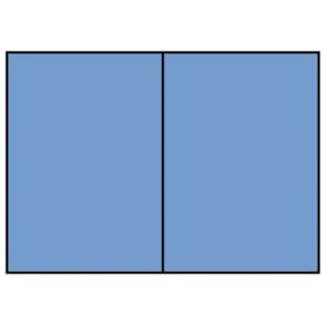 Briefkarte Rössler Paperado, A6 HD PL, dunkelblau