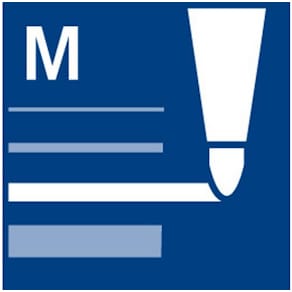 Merkepenn LUMOCOLOR 317M 1,0mm sort