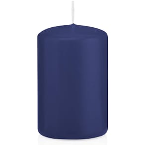Stumpenkerze dunkelblau, 80 x 50 mm, 17 Std. Brenndauer
